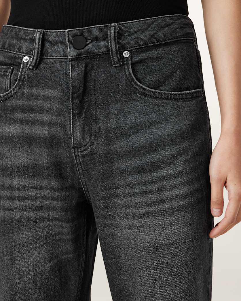 Ida Cropped Straight Denim Jeans