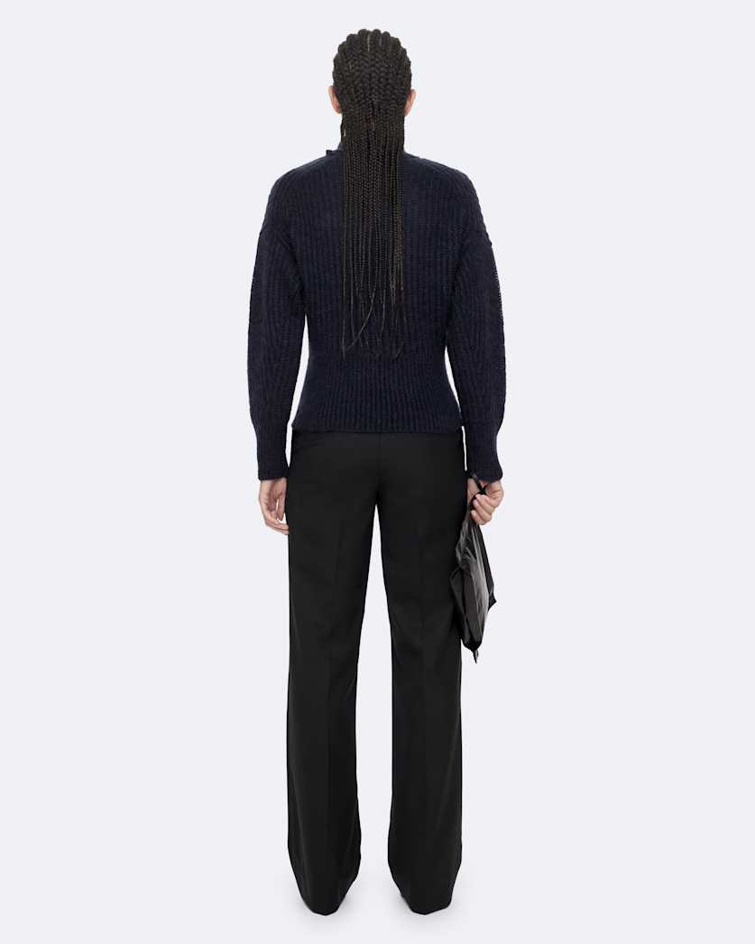 Bow detail knitted jumper
