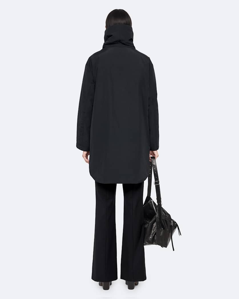 Oversized lined puffer jacket