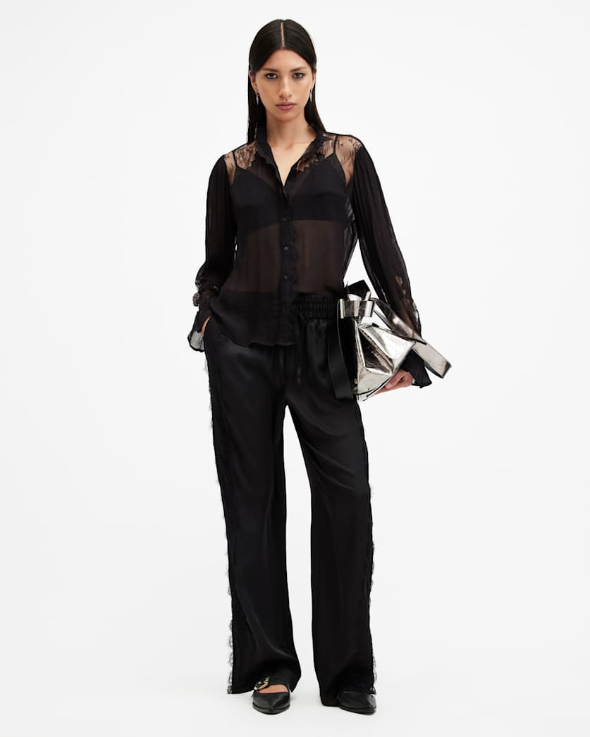 Rory Relaxed Fit Lace Shirt