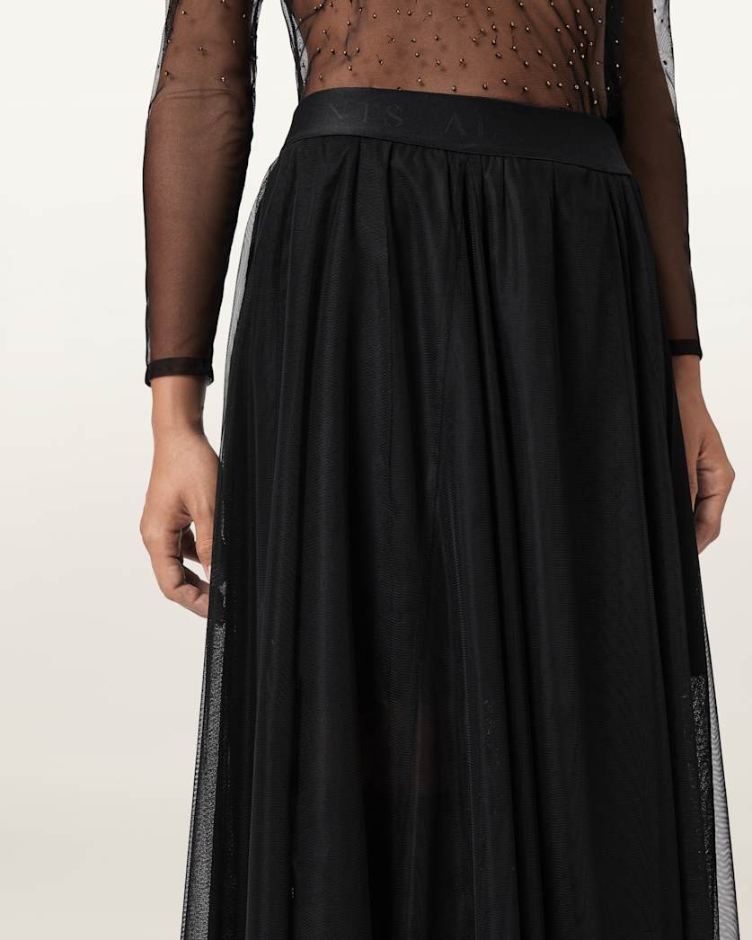 Ally Tulle Midi Skirt
