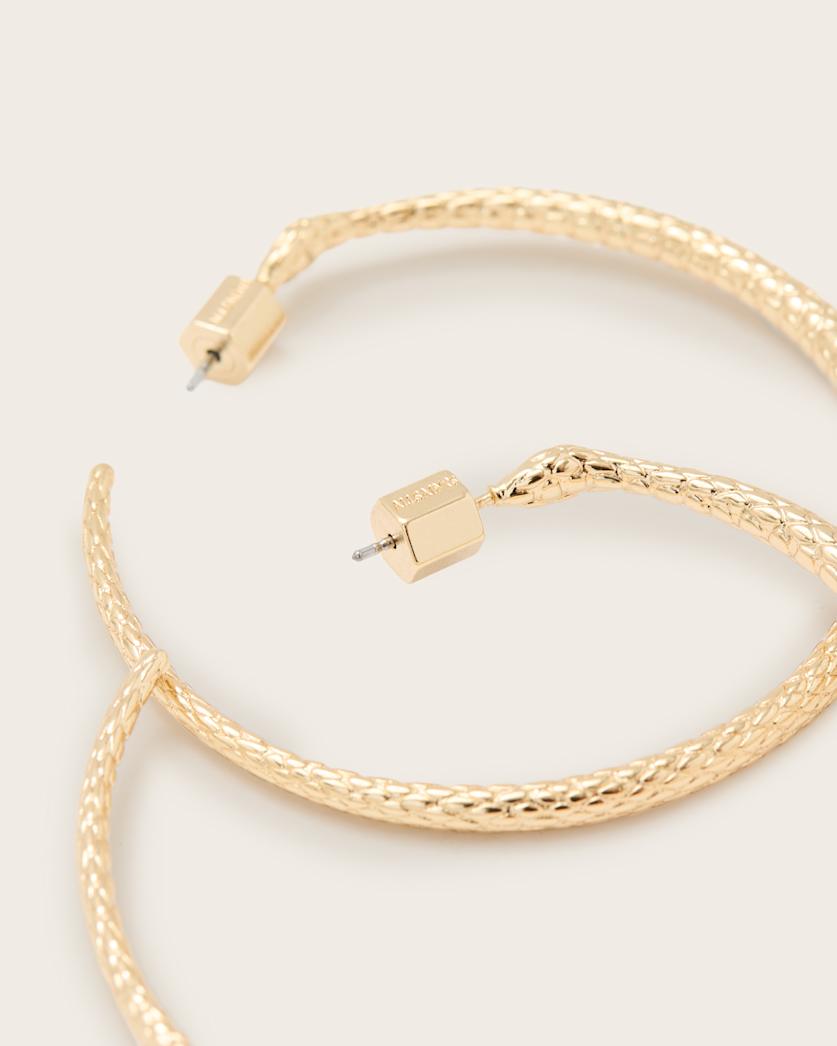 Serpent Large Hoop Earrings