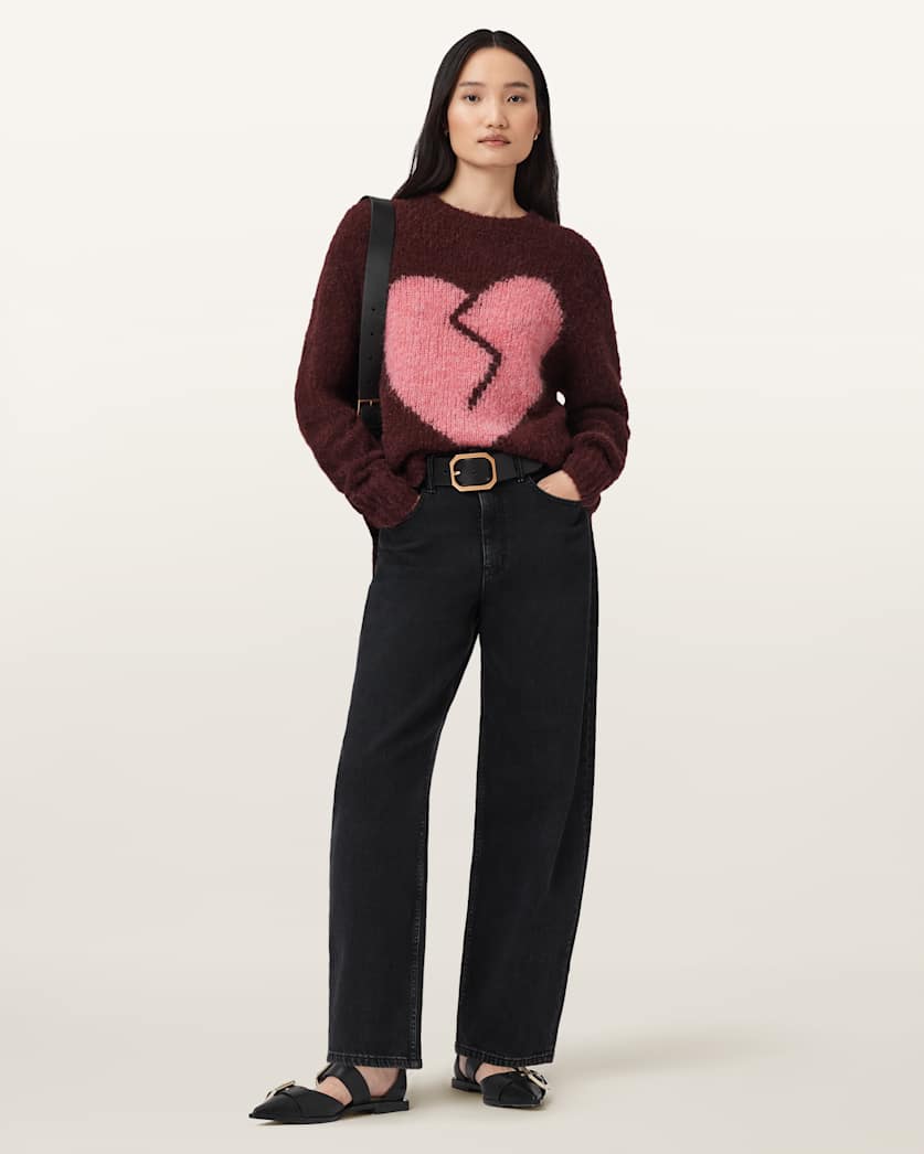 Luv Heart Intarsia Jumper