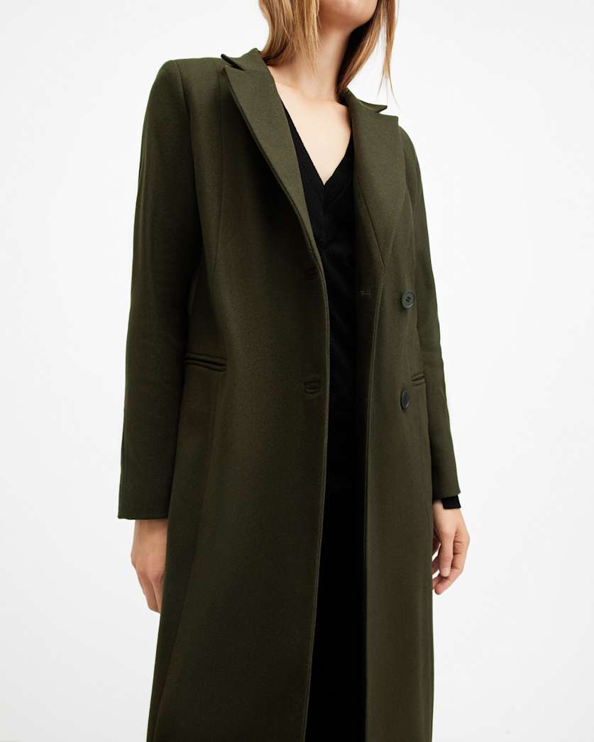 Sonnie Wool Cashmere Blend Long Coat