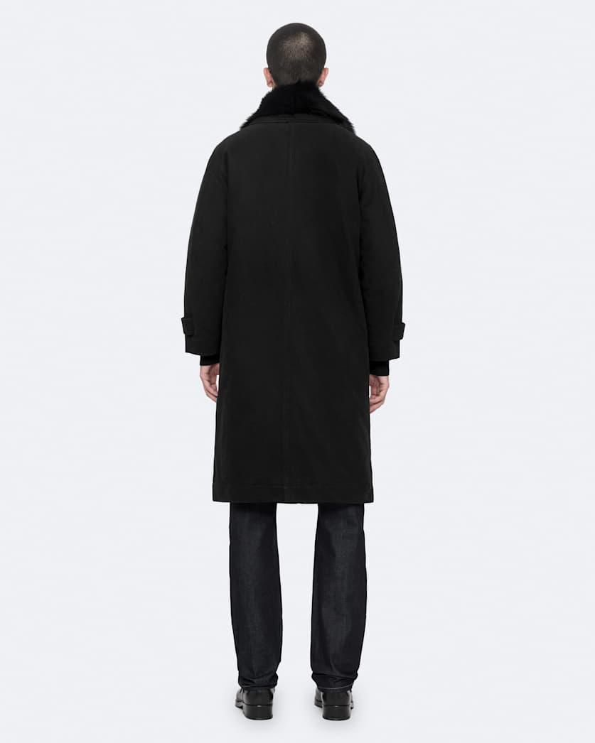 Seyka Double-Layer Shearling Coat
