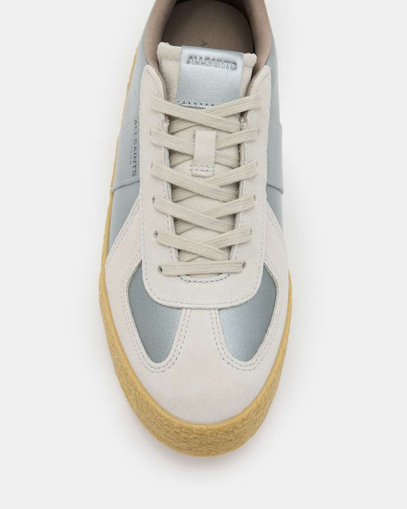 Jaimee Metallic Leather Trainers