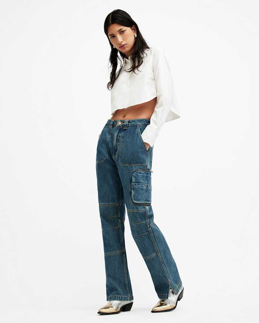 Averie Cropped Relaxed Fit Shirt