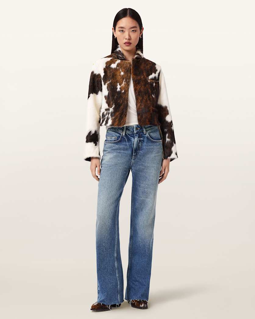 Apton Dapple Cowhide Blazer