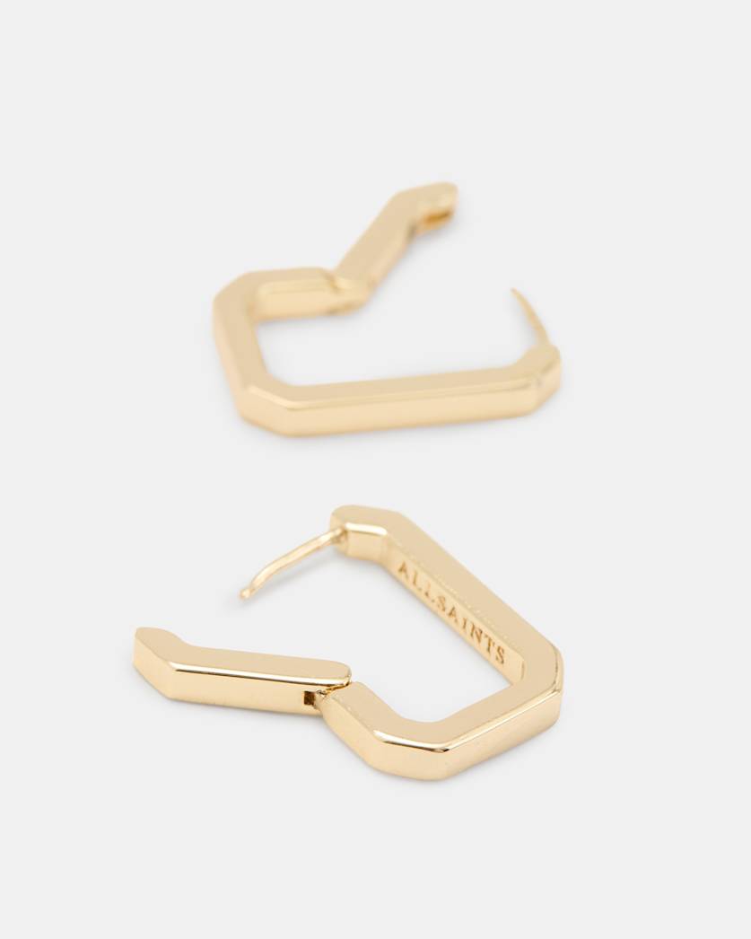 Heidi Octagon Small Hoop Earrings