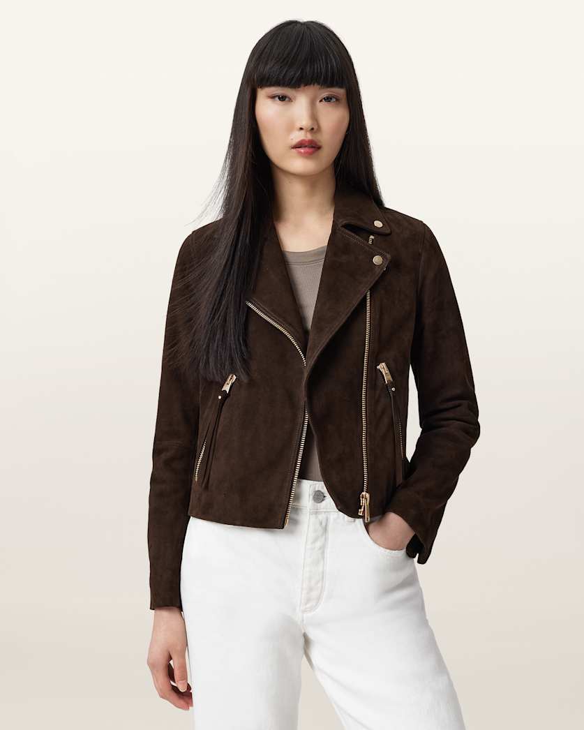 Dalby Suede Biker Jacket