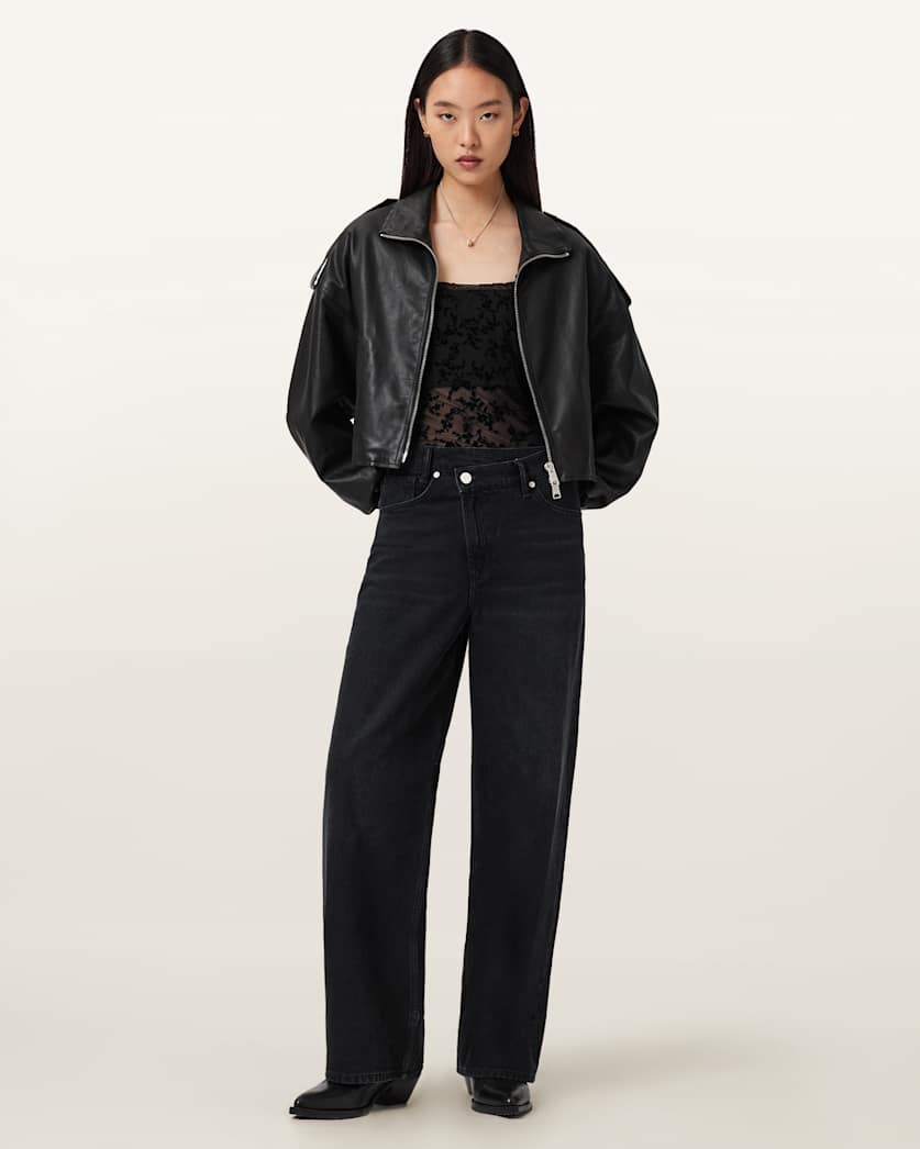 Charli Flocked Bodysuit