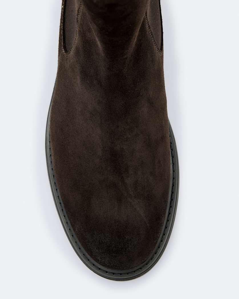 Suede ankle boots