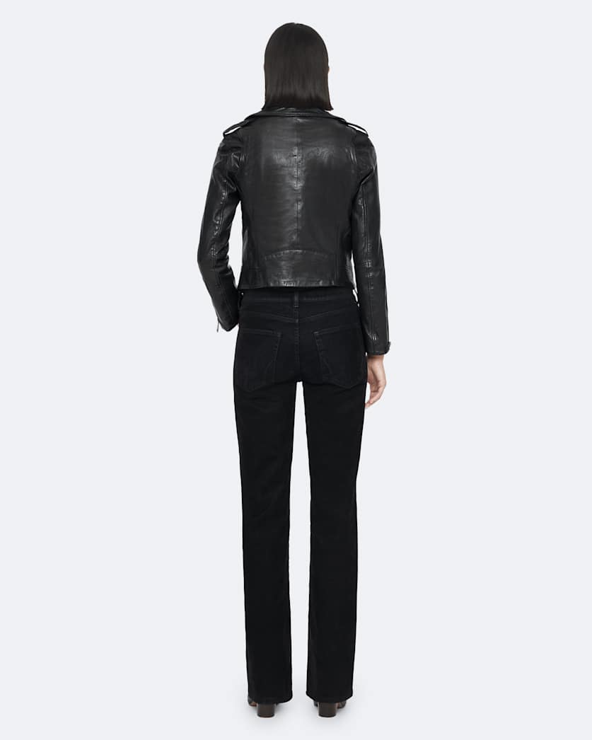 Errie Leather Biker Jacket