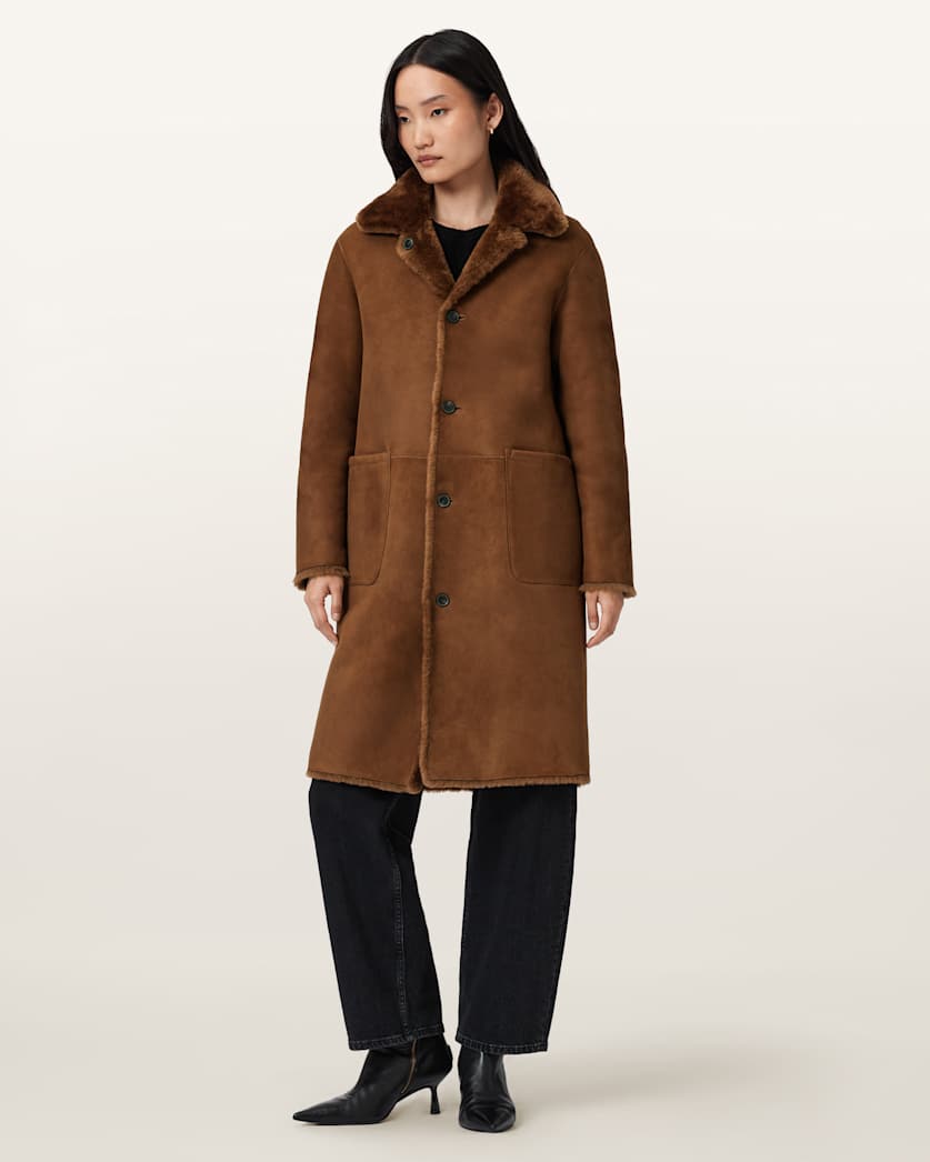 Serra Reversible Shearling Coat