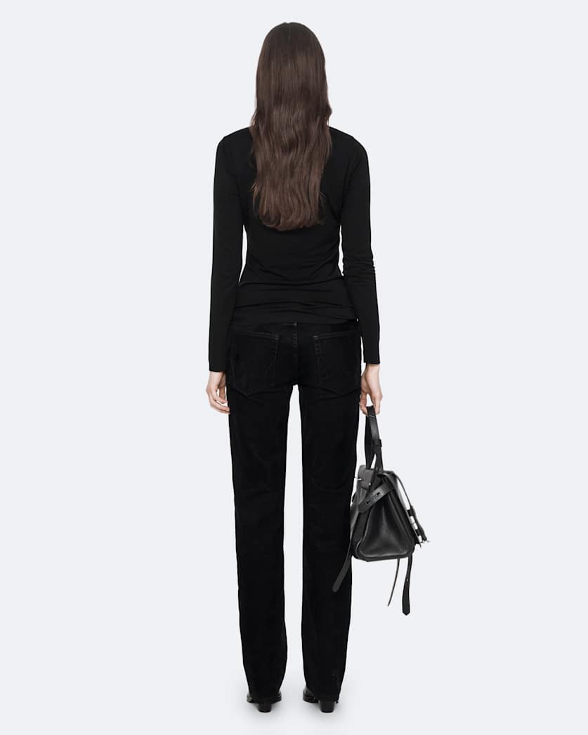 Kira Wool-Blend Long-Sleeve T-Shirt