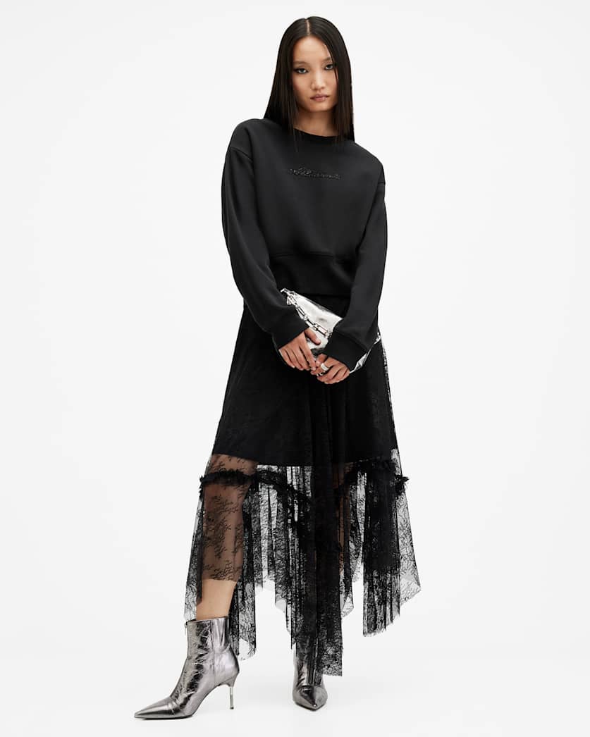 Fern Embellished Logo Sweatshirt