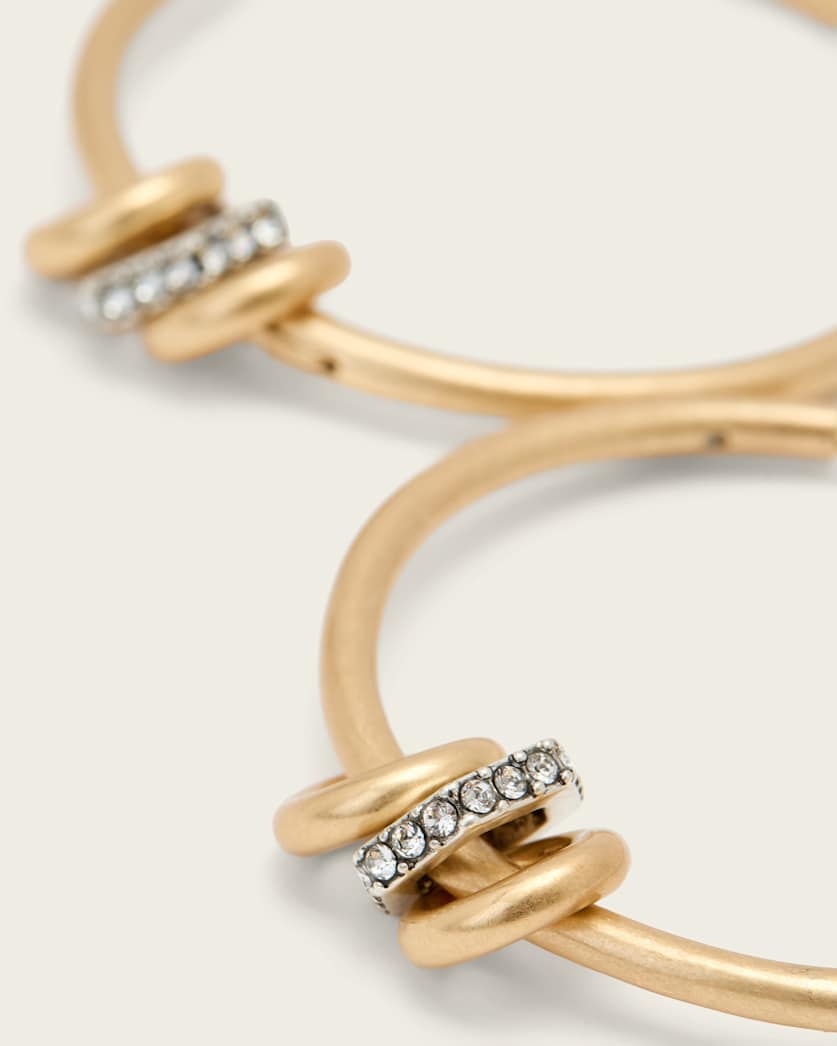 Selene Bolt Hoop Earrings