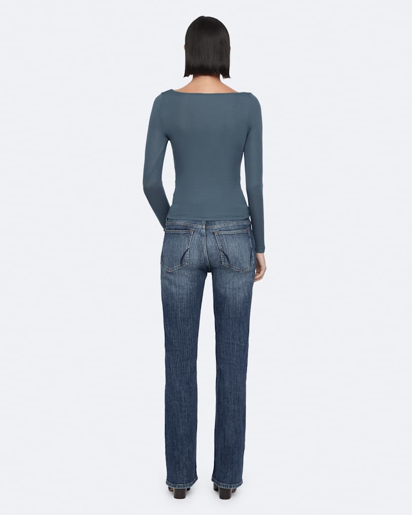 Jules Slim Fit Cotton Henley