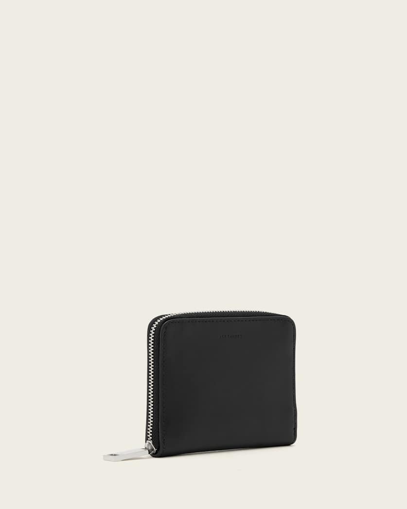 Lena Hex Zip Up Leather Wallet