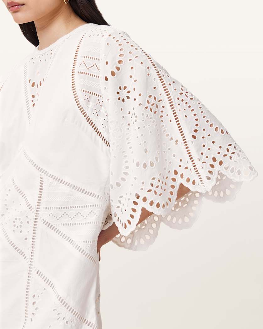 Luci Broderie Mini Dress