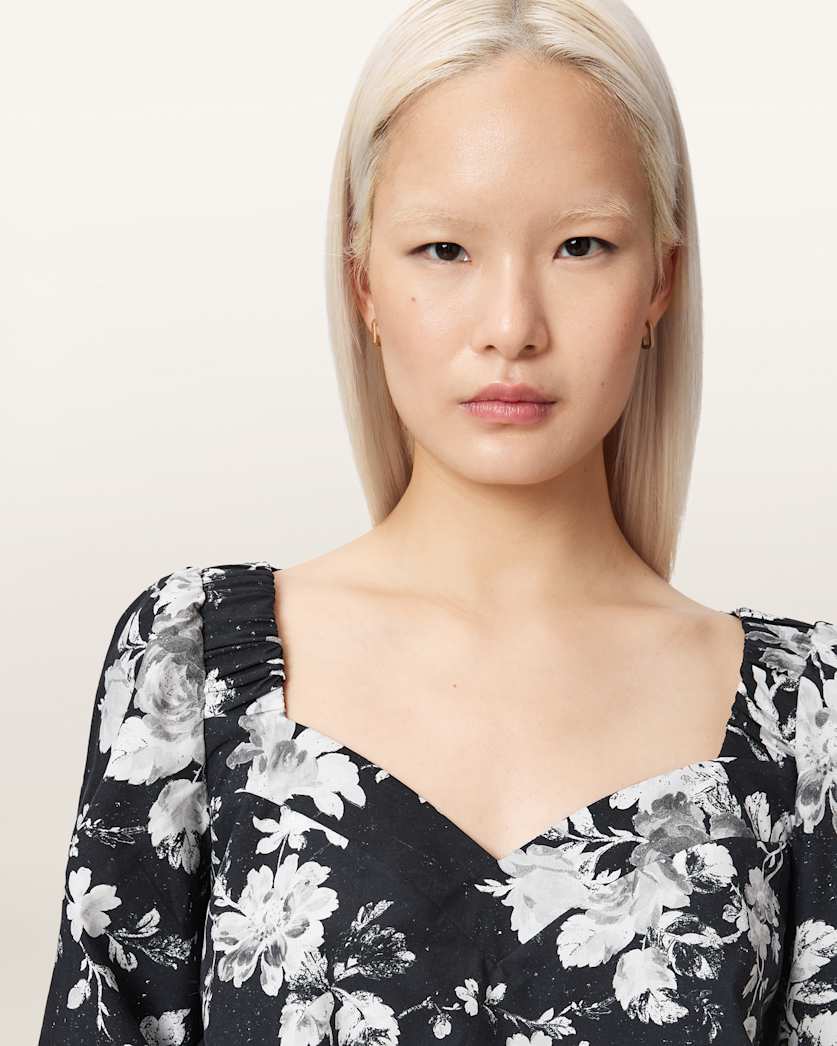 Levy Floral Cropped Top
