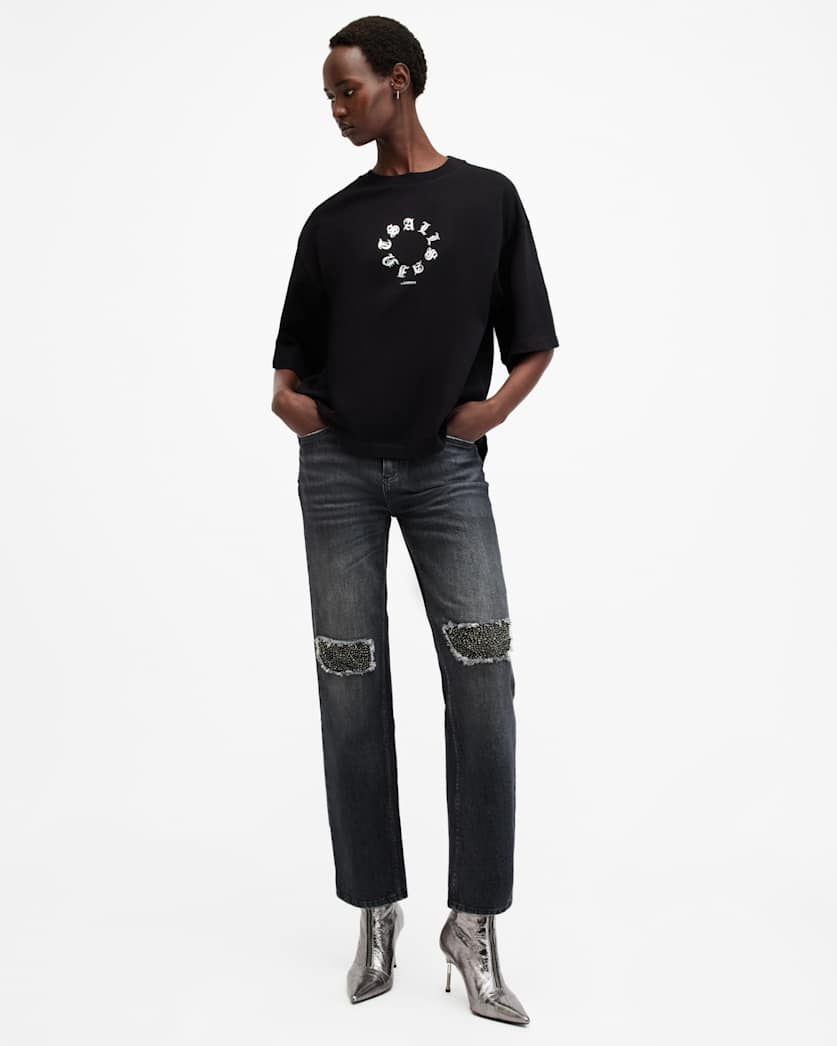 Tieroth Amelie Metallic Logo T-Shirt