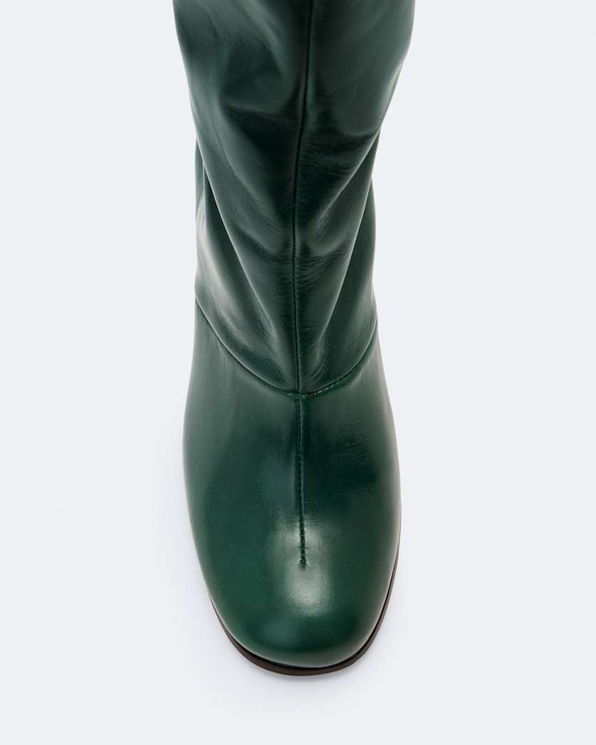 Marisa Leather Heeled Knee-High Boots