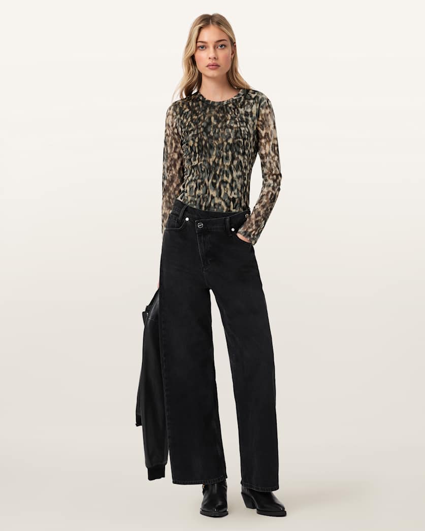 Ellie Mesh Long Sleeve T-Shirt