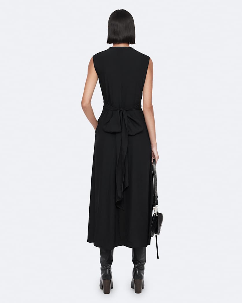 Midi wrap dress