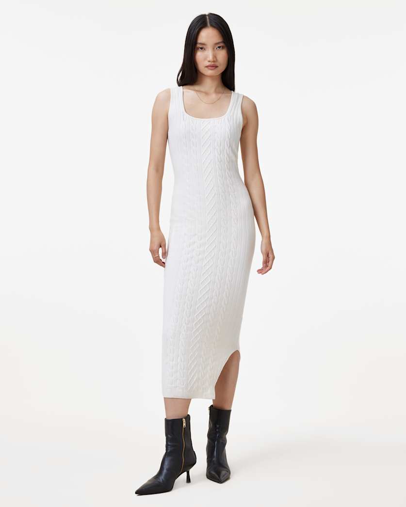 Muriel 2-In-1 Knitted Slim Midi Dress