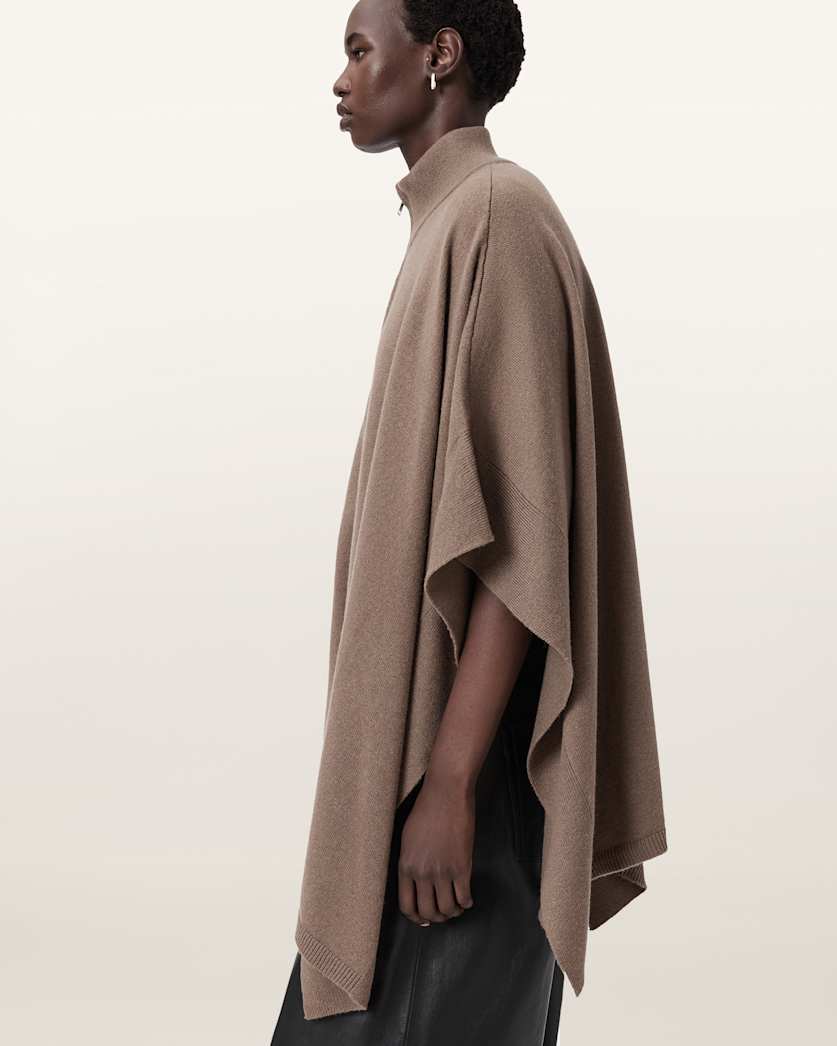 Effie Wool Poncho