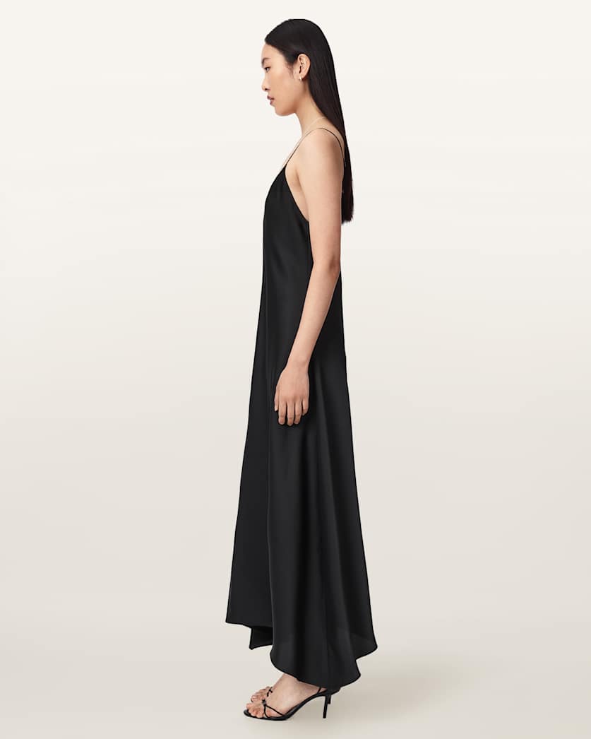 Leona V-Neck Maxi Slip Dress