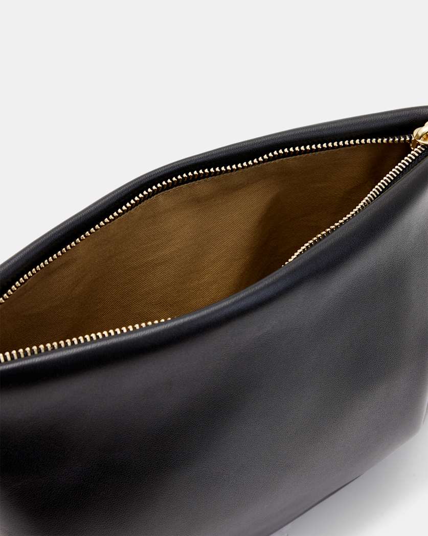 Bettina Leather Clutch Bag
