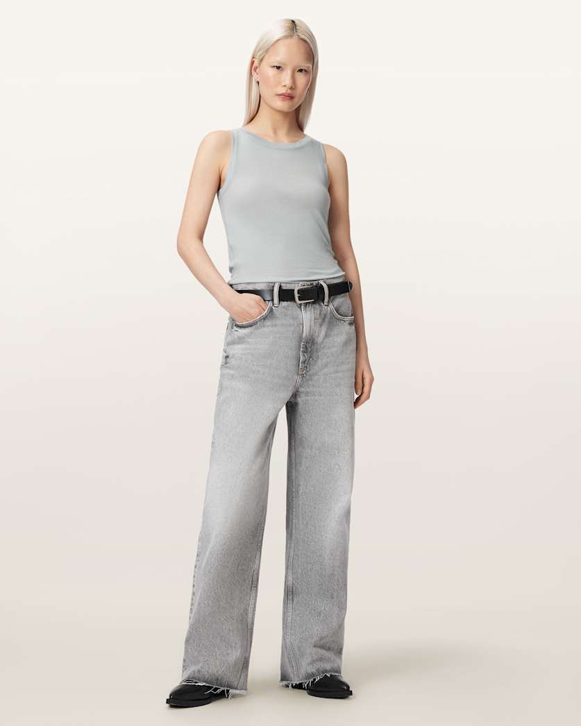 Rina Crew Neck Sleeveless Tank Top