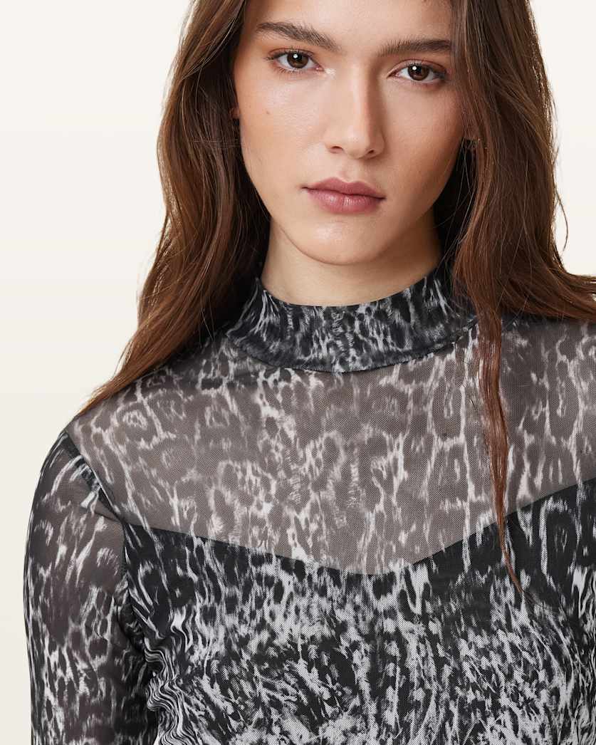 Elia Mesh Long Sleeve Top