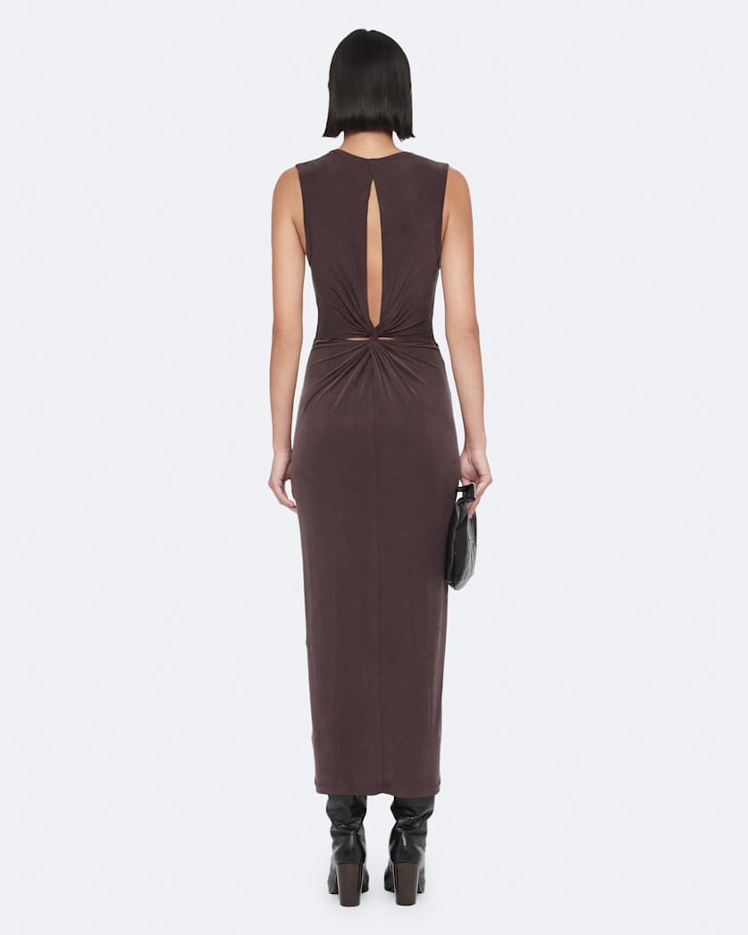 Sleeveless bodycon midi dress