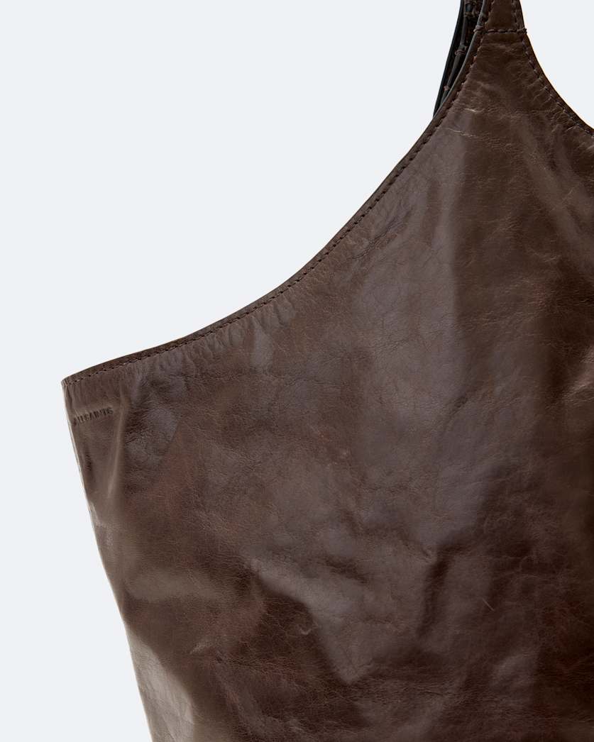 Siloh Leather Magazine Tote Bag