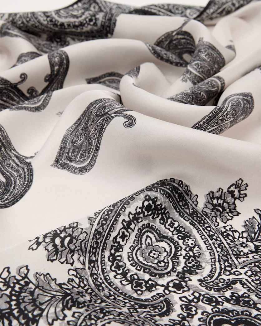 Zora Paisley Square Scarf