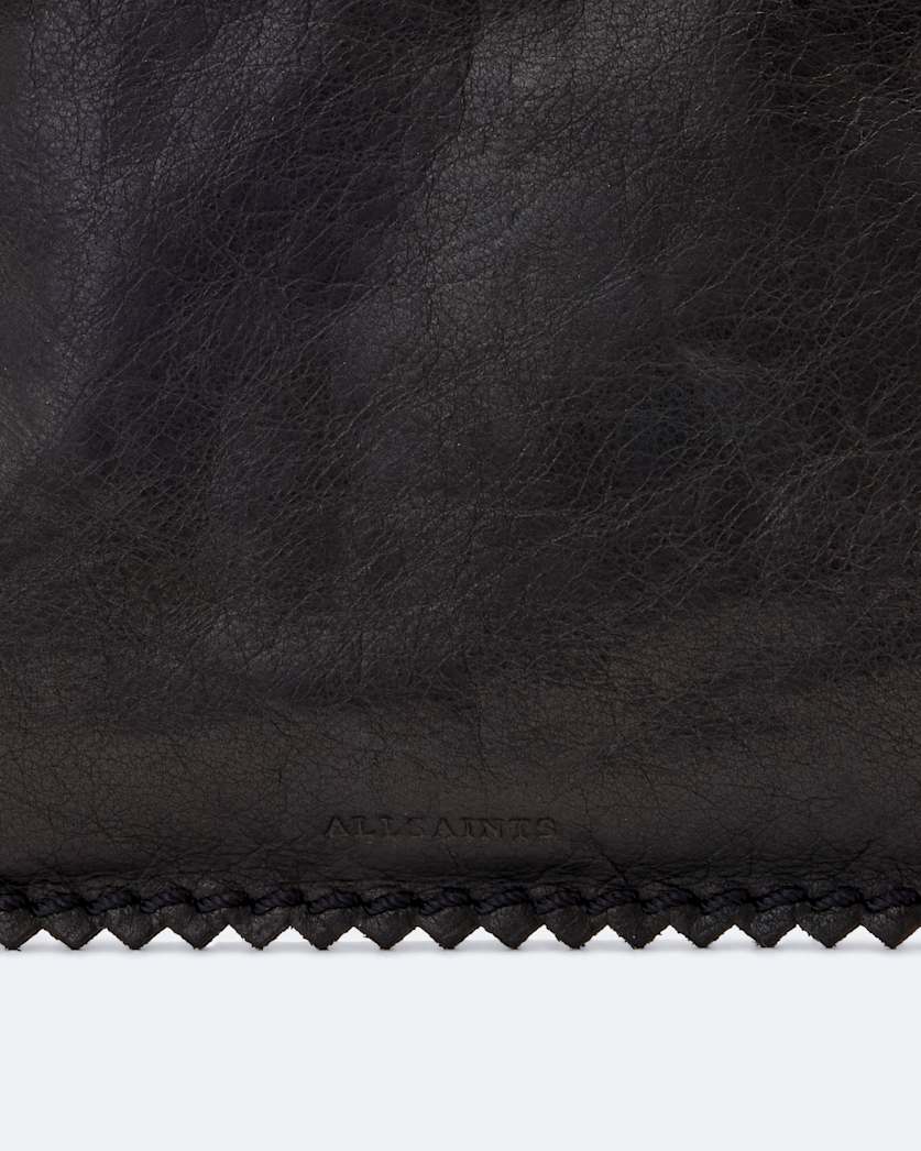 Siloh Pinked Edge Small Leather Pouch