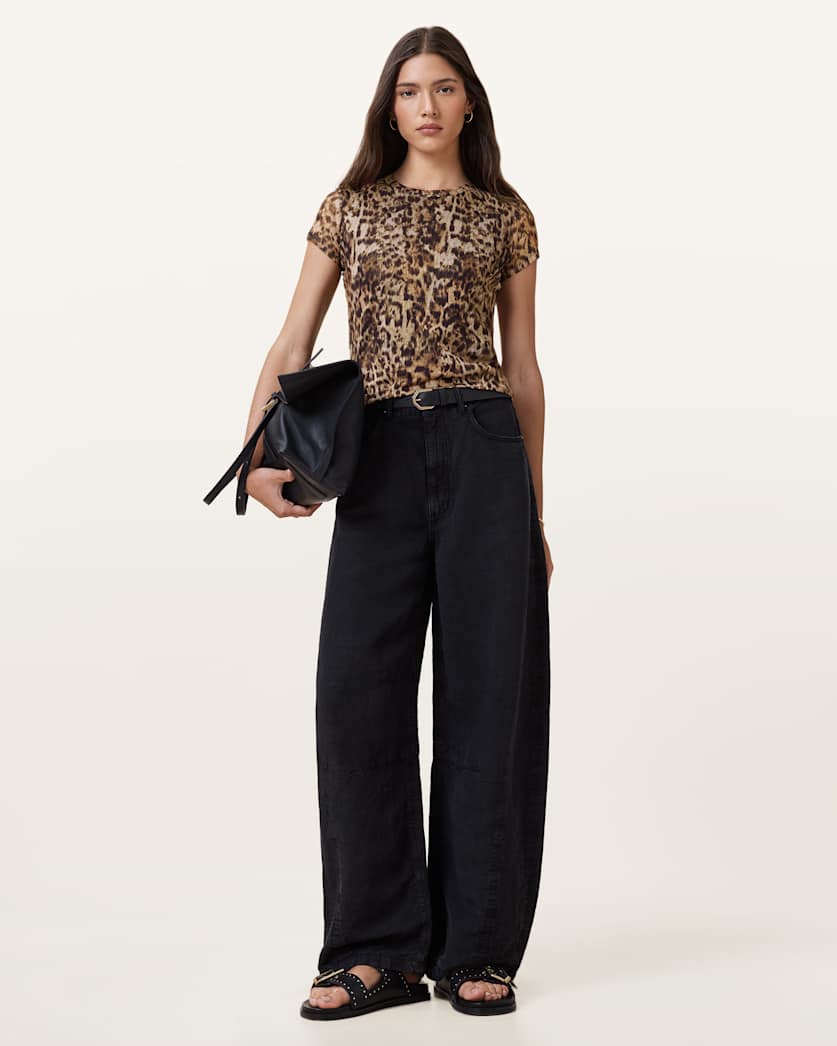 Ellie Mesh Print T-Shirt