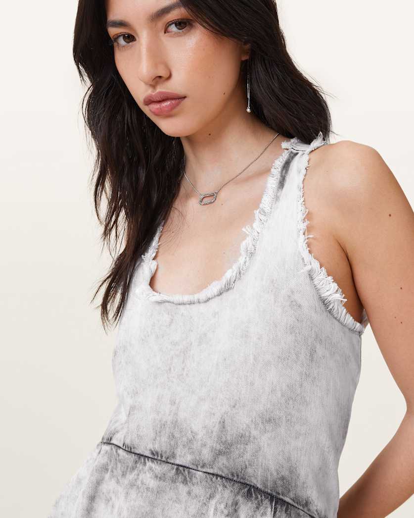 Cavarly Ruffled Mini Dress