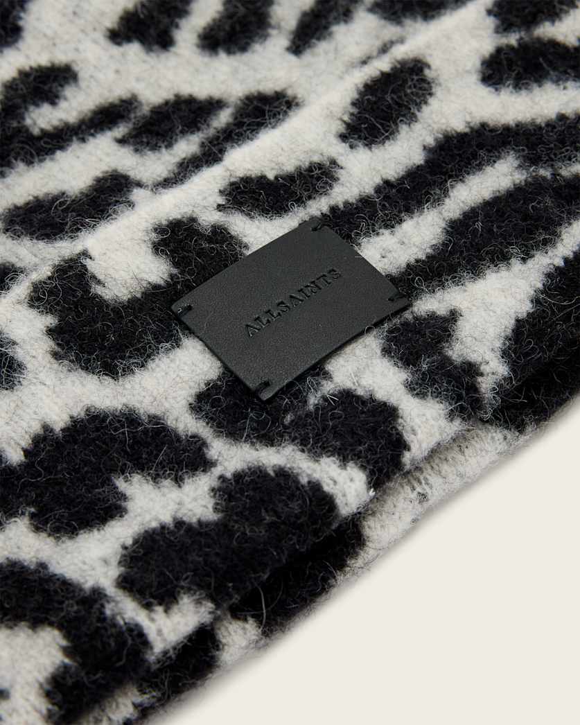 Nora Leopard Print Beanie