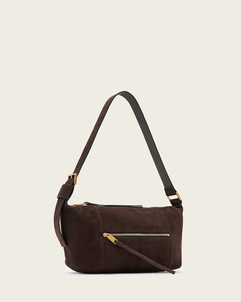Vega Suede Shoulder Bag