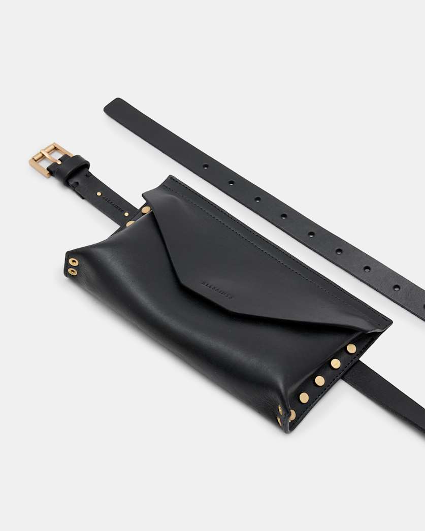 Eden Studded Leather Bag Belt