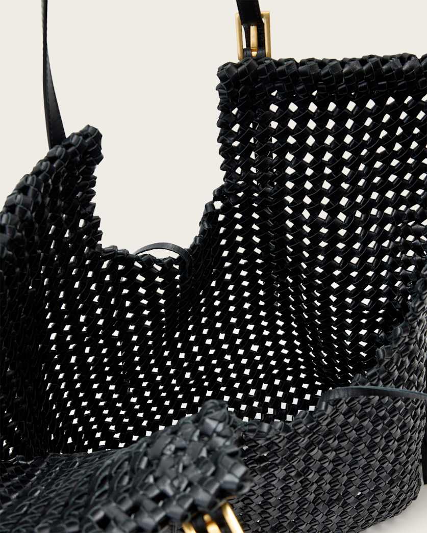 Ara Leather Knot Tote Bag