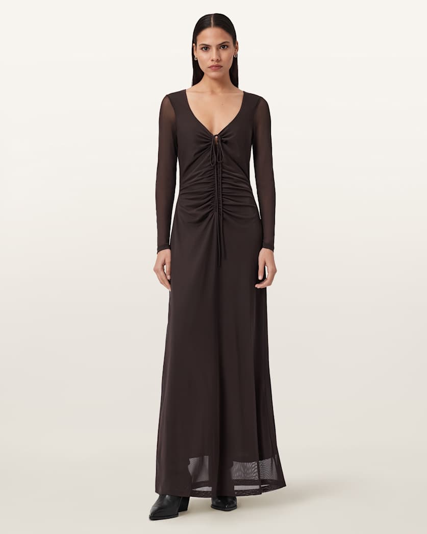 Gabby Mesh Maxi Dress