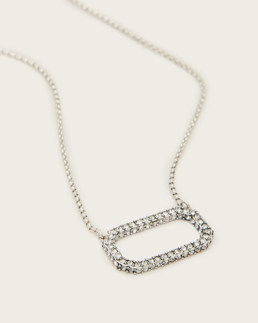 Tia Crystal Pave Necklace