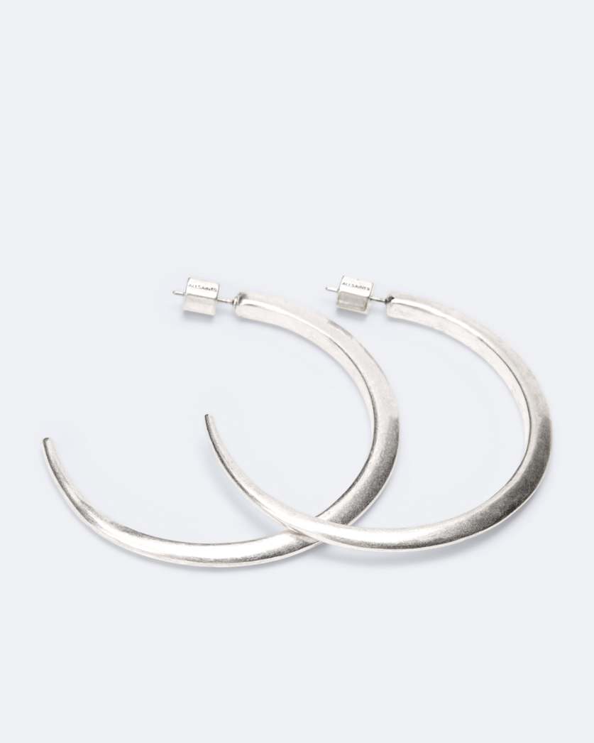 Talon post back hoop earrings