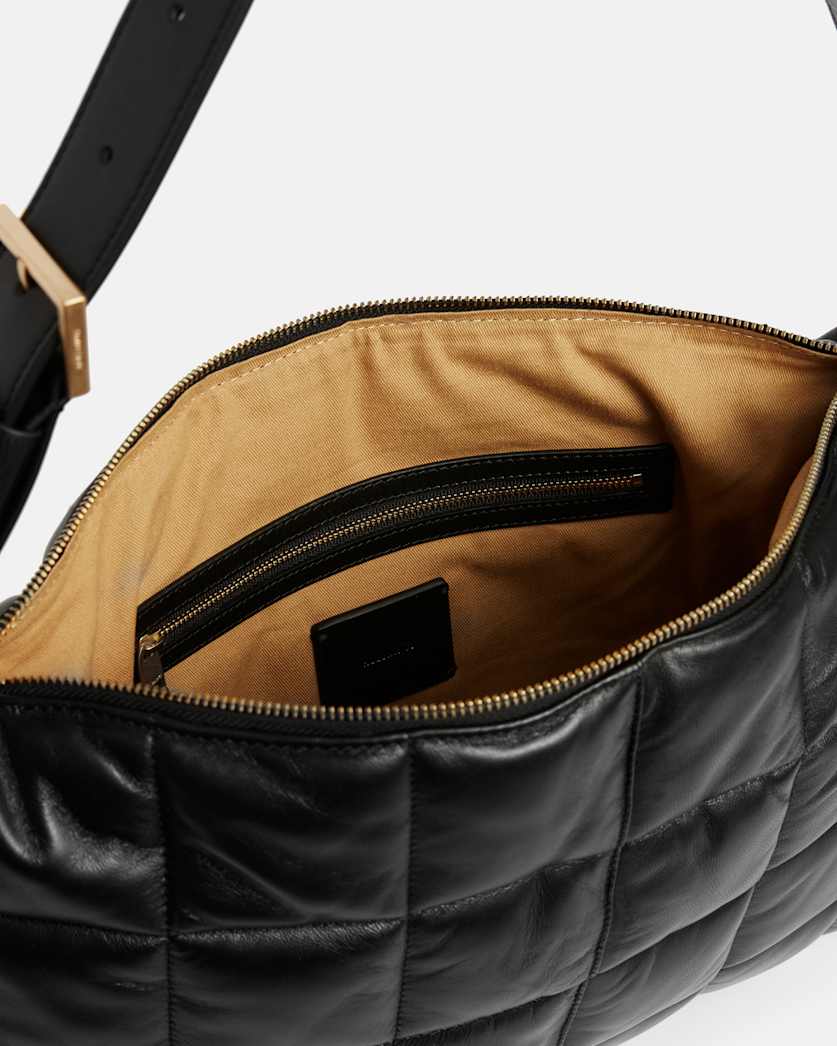 Edbury Leather Quilted Shoulder Bag