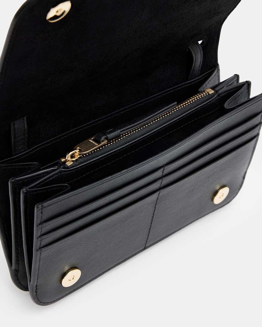 Ludivine Eye Leather Crossbody Bag